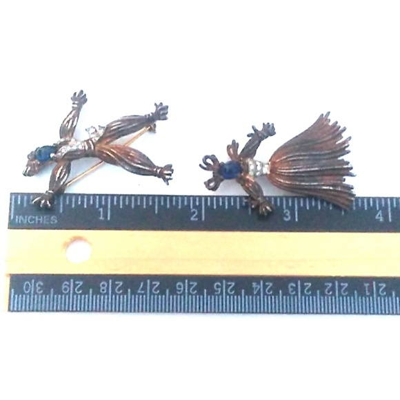 '40s TRIFARI 925 RinTinTin & Nenette Figural Set - Picture 6 of 8